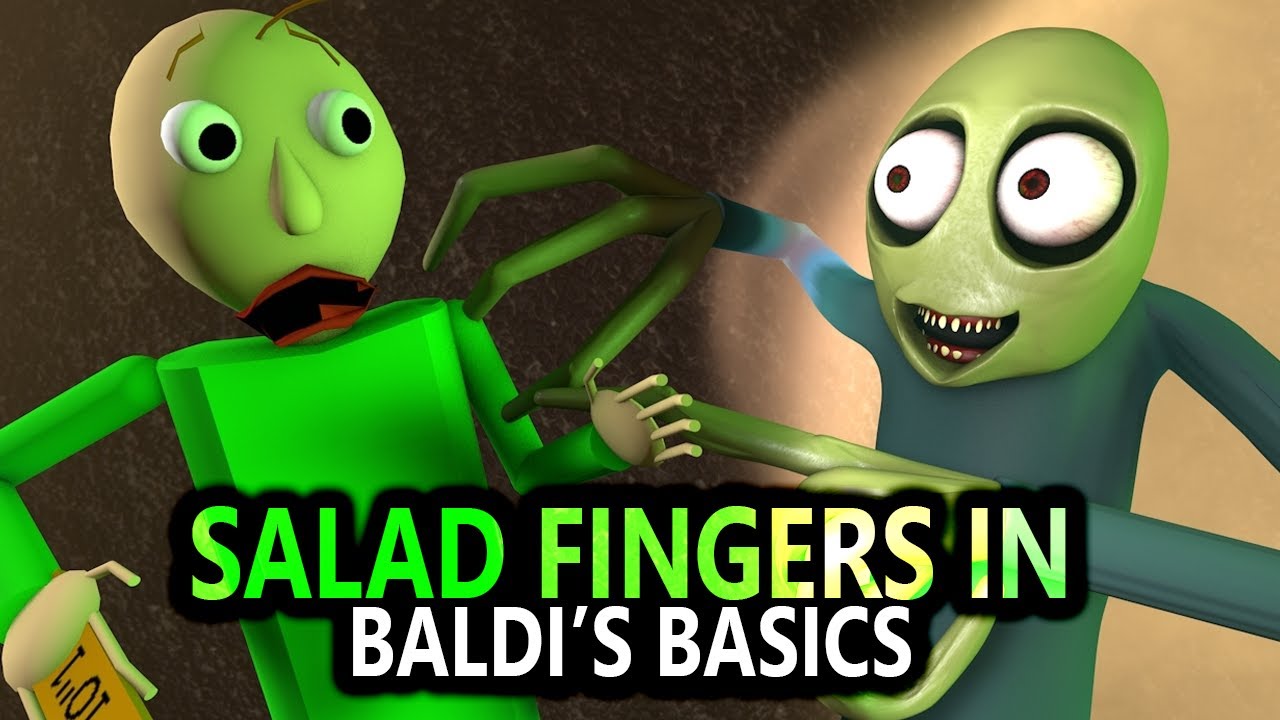 SALAD FINGERS X BALDI'S BASICS MOVIE CHALLENGE! (Official) Minecraft Horror Game Animation
