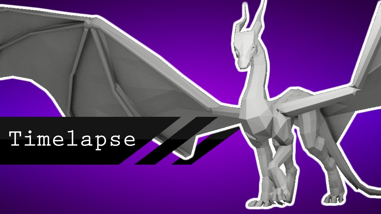 [Timelapse] Dragon 01 - Mesh