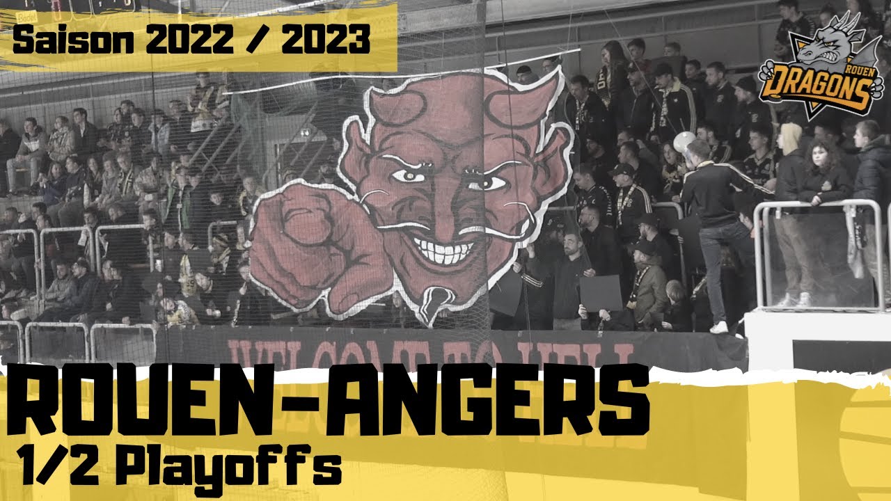 Hockey : Rouen - Angers 1/2 Finale Playoffs 2023 M1 M2