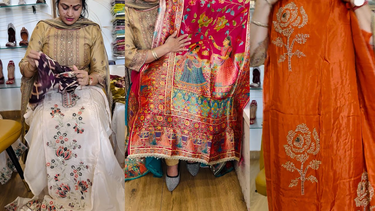 बटर silk के सुट 😍😍