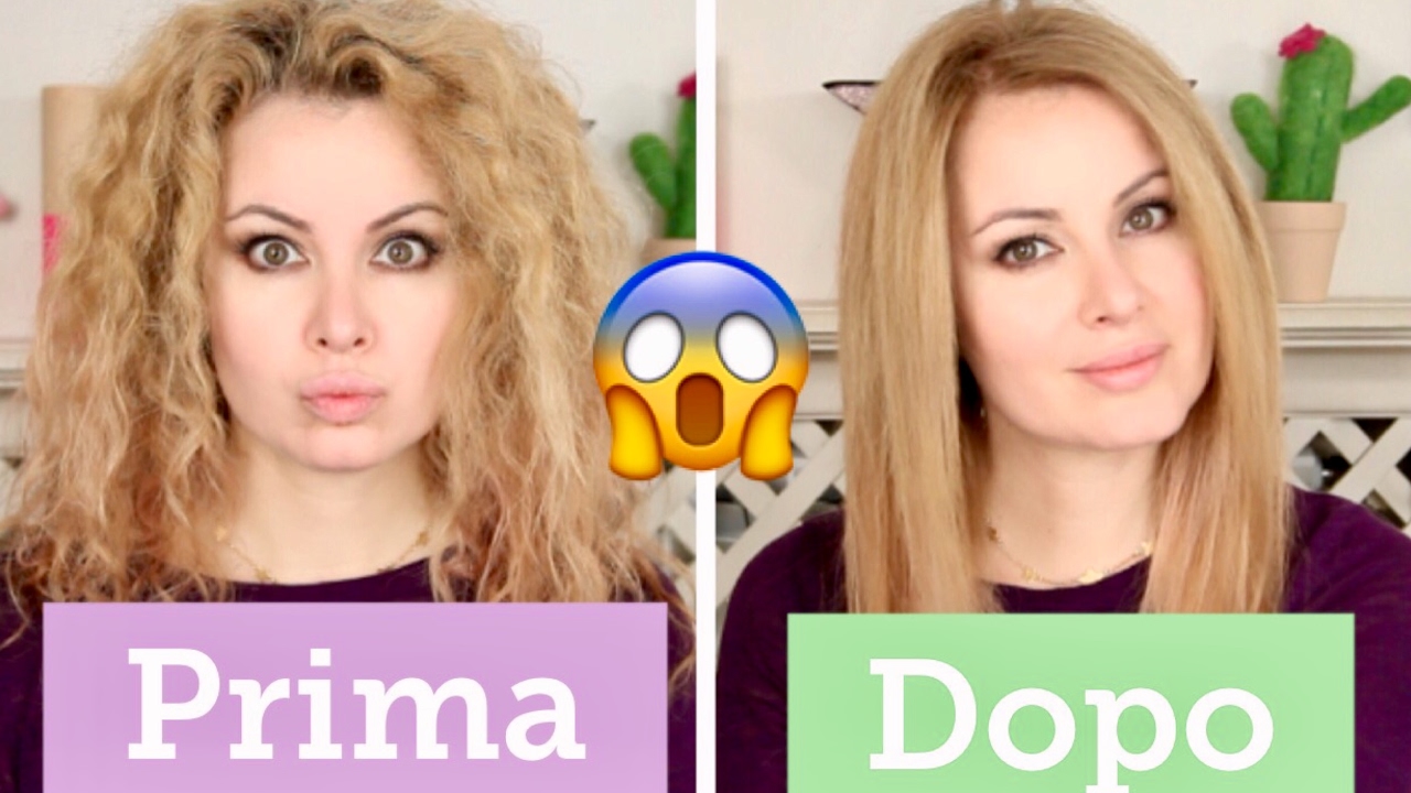 COME STIRARE I CAPELLI RICCI IN POCHI MINUTI - Gabriela