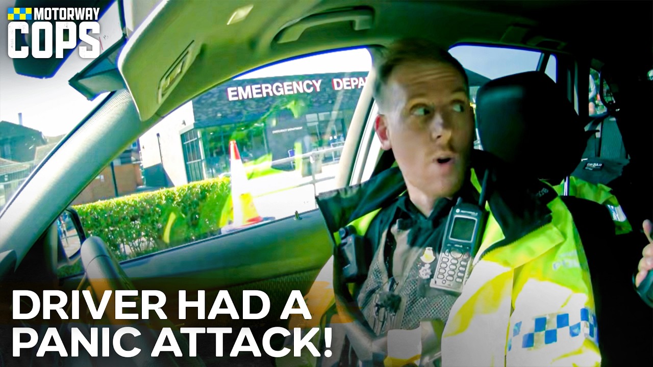 Driver Had A PANIC ATTACK On The Traffic! | Motorway Cops