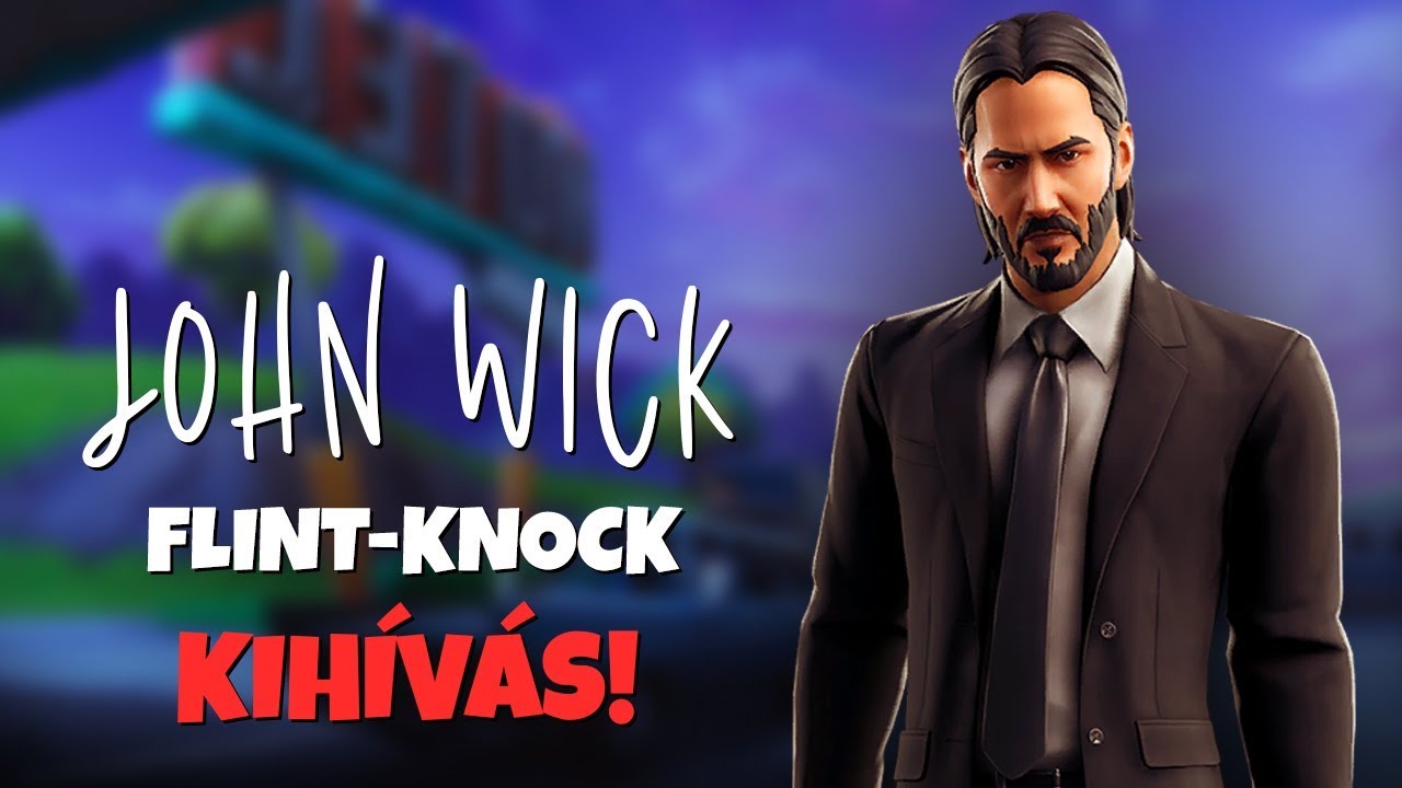 JOHN WICK KIHÍVÁS! | FLINT-KNOCK PISTOL ONLY! (Fortnite Battle Royale)