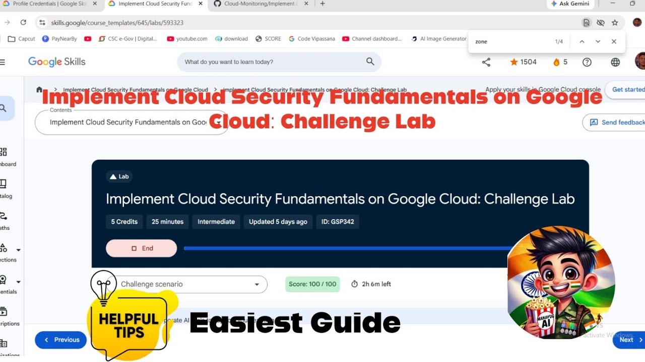 Implement Cloud Security Fundamentals On Google Cloud: Challenge Lab #qwiklab  #GSP342