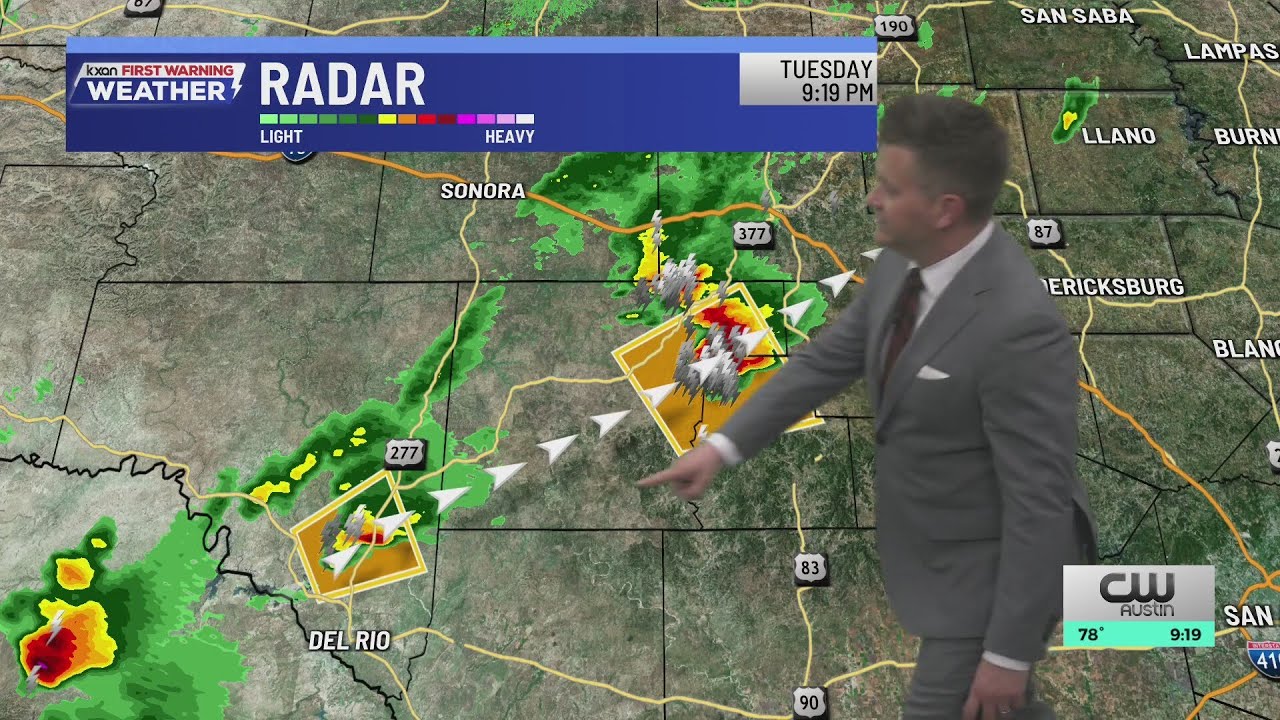 Storms heading for the Hill Country overnight | KXAN Forecast (April 14)