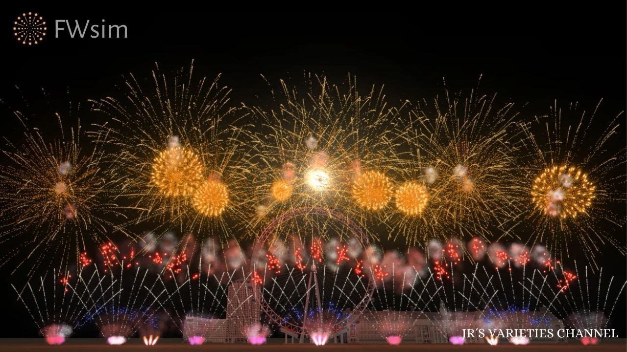 London Fireworks 2011 - FWsim