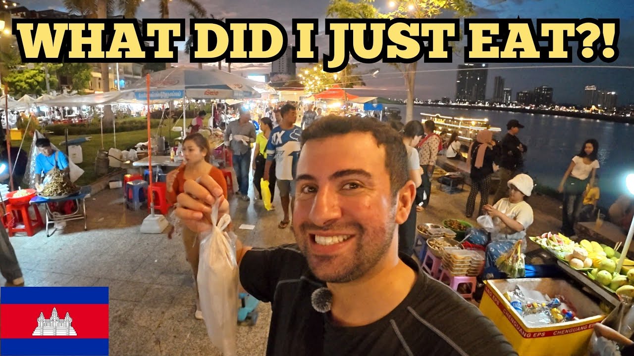 American SHOCKED by Phnom Penh Night Market Street Food 🇰🇭