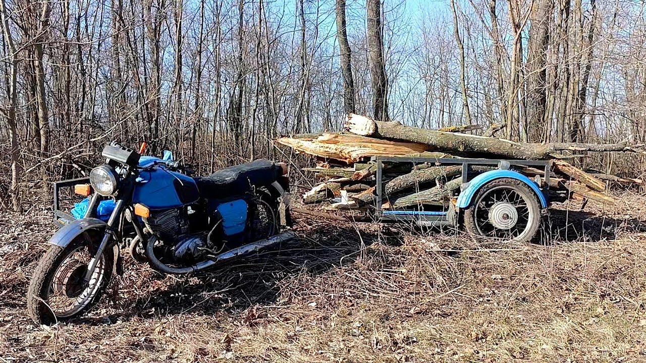 ЗА ДРОВАМИ! Очень трудная поездка!(Перегрузил, застрял,перегрел)