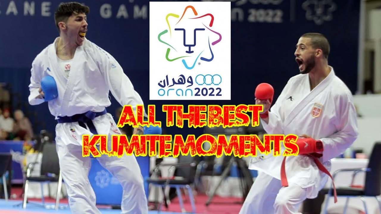ALL THE BEST KUMITE MOMENTS | mediterranean games 2022 karate