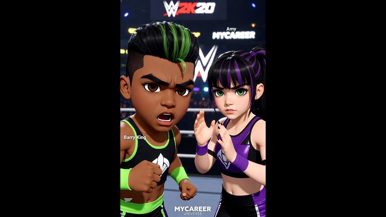 Barry and rockstar Amy vs Bianca velveteen WWE 2K20 my career universe mode part 20 🕹️🎮🕹️🎮👍👍👍👍🤣😂😮🤯