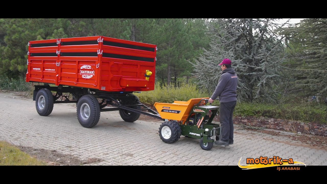 Motorik-a Mini Damper - Tanıtım 2020 - Yeni Motorik-a Konfor - Motorlu Platformlu El Arabası