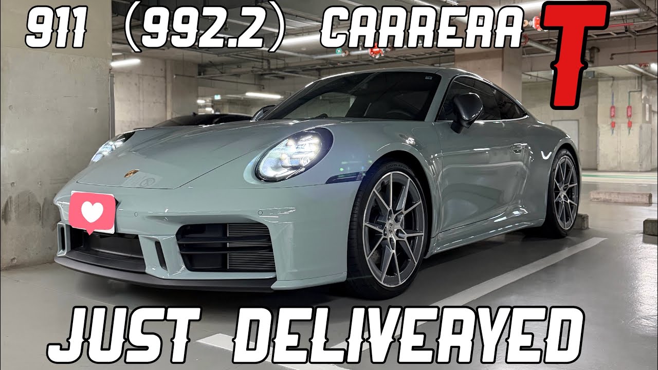 ポルシェの最新型911である992.2のカレラＴが納車しました！
