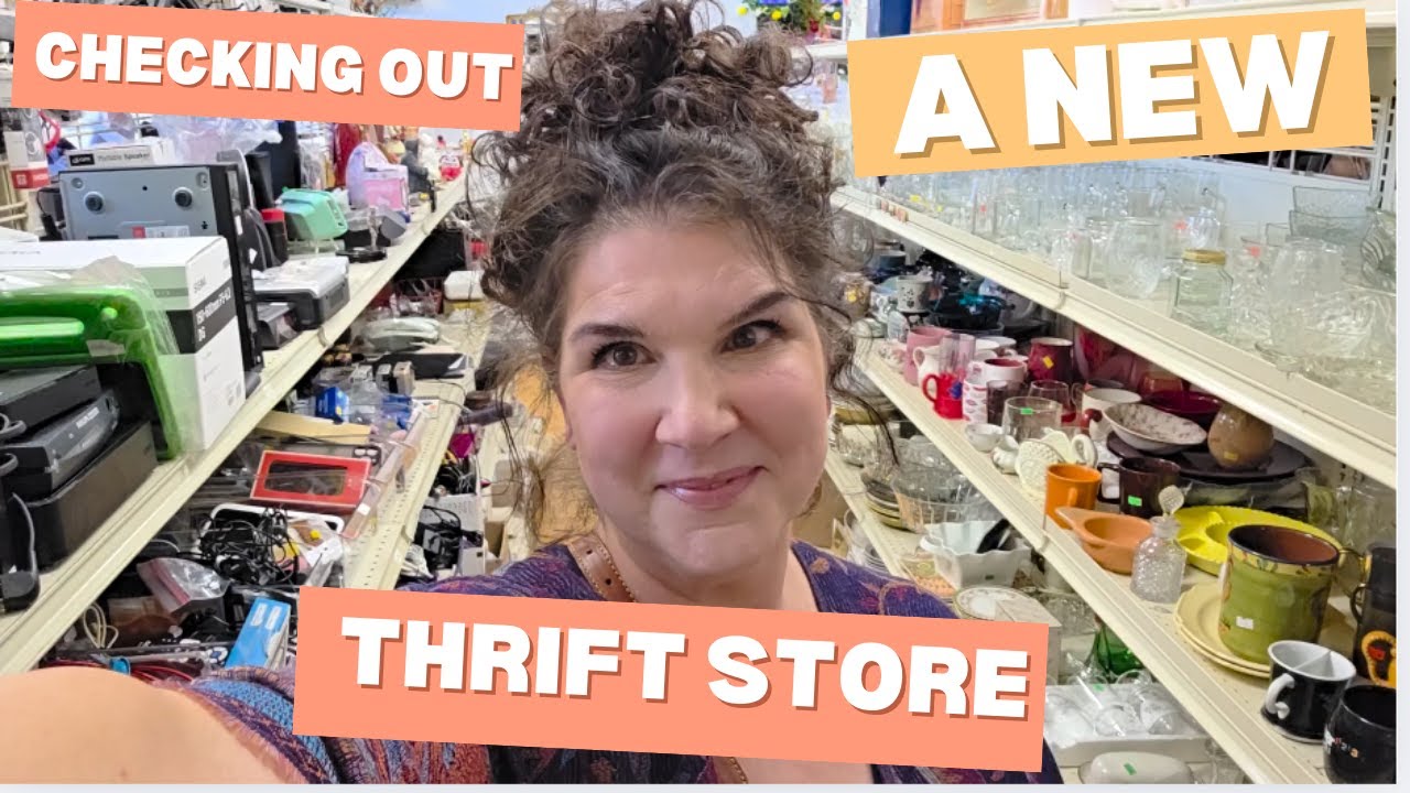 Thrifting a NEW Spot! Vintage Haul 🛍️ | Family Visit & Old-Fashioned Tomato Canning Our Harvest 🍅