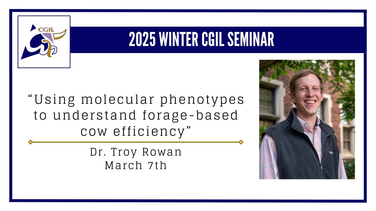CGIL Seminar Winter 25 – Dr. Troy Rowan