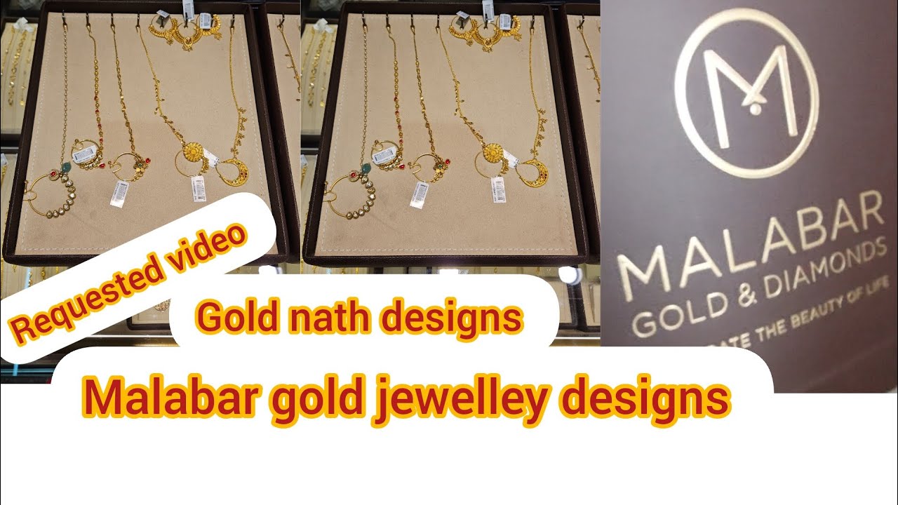 Malabar Gold nath design/Malabar Gold jewelley designs