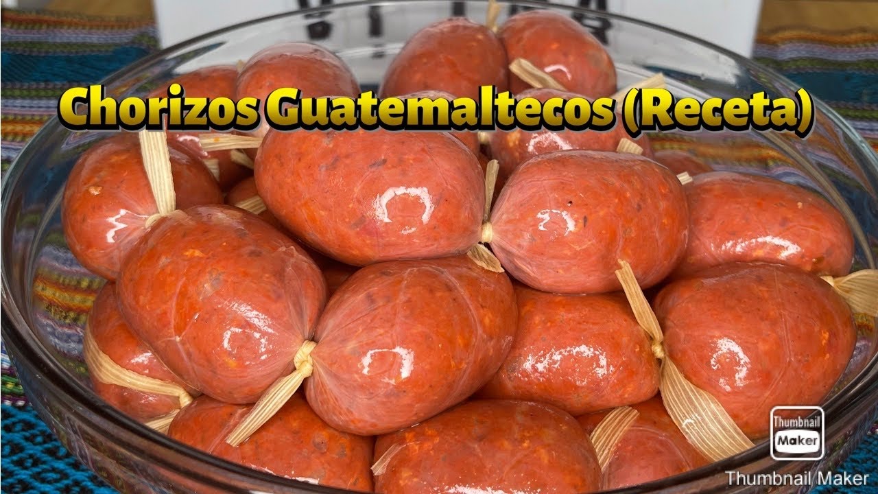 Chorizos Guatemaltecos (Receta)