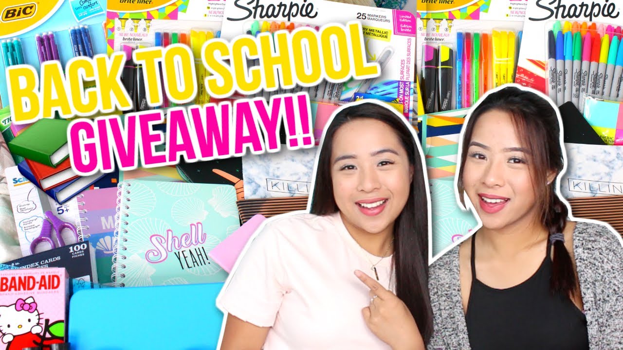 BACK TO SCHOOL GIVEAWAY 2017 (Closed) | Caleon Twins