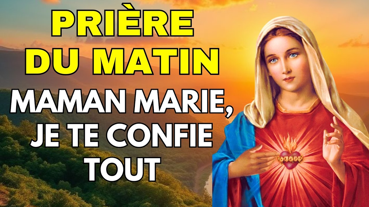 🌹 Prière du Matin à la Très Sainte Vierge : Marie aide-moi aujourd’hui 🌹