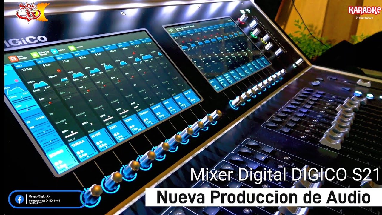 Consola Digico S21 y Consola Midas m32