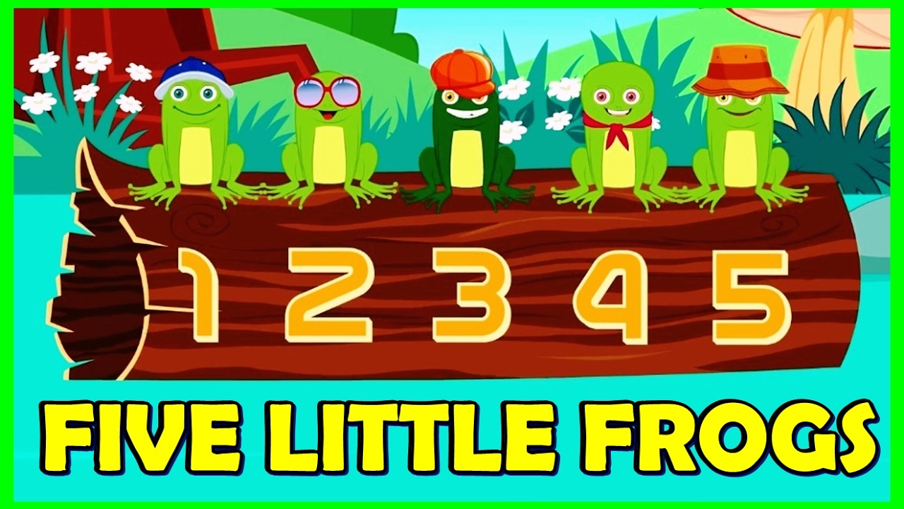 Five Little Speckled Frogs Song | 5 Little Speckled Frogs | Tickling Toddlers
