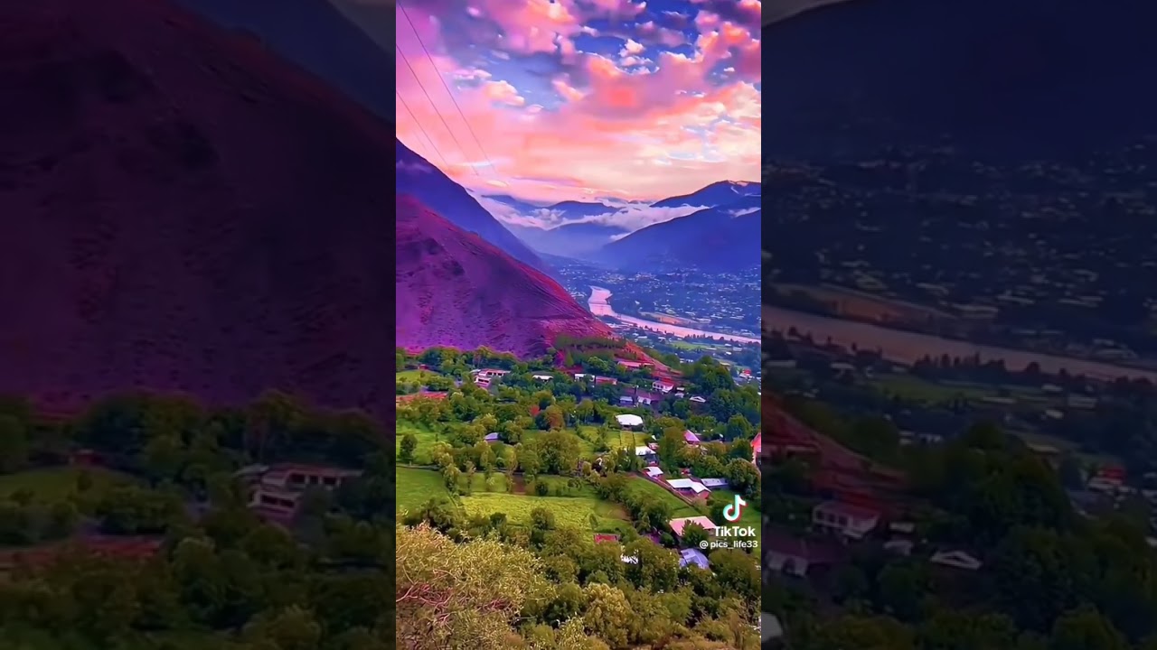 heart touching Arial view of Chitral ❣️ 