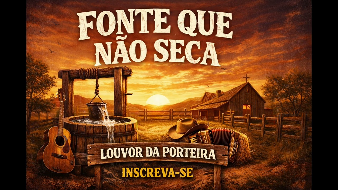 Fonte Que Não Seca | Louvor da Porteira | Música Sertaneja Gospel