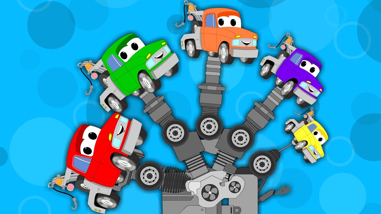 Ralph and rocky | Tow Truck | Finger Family | Car Rhyme for Kids & Toddlers