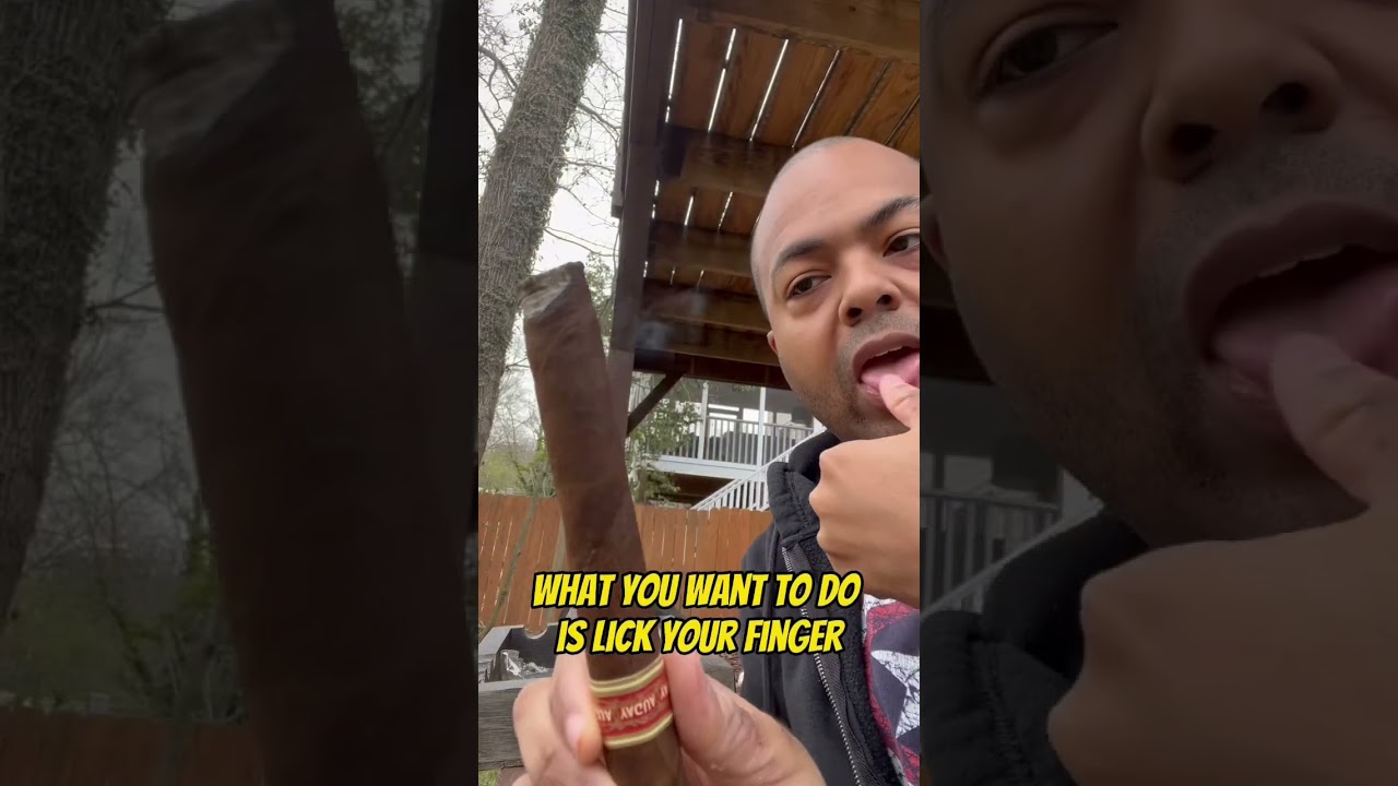A QUICK FIX FOR AN UNEVEN BURN 🔥 #cigar #shorts