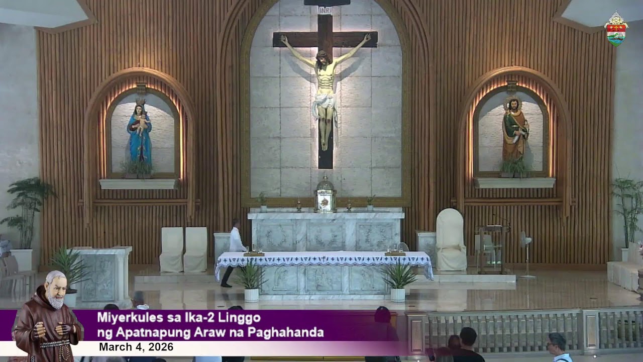 Mar 4, 2026 | 10 a.m. -  Miyerkules sa Ika-2 Linggong Apatnapung Araw na Paghahanda
