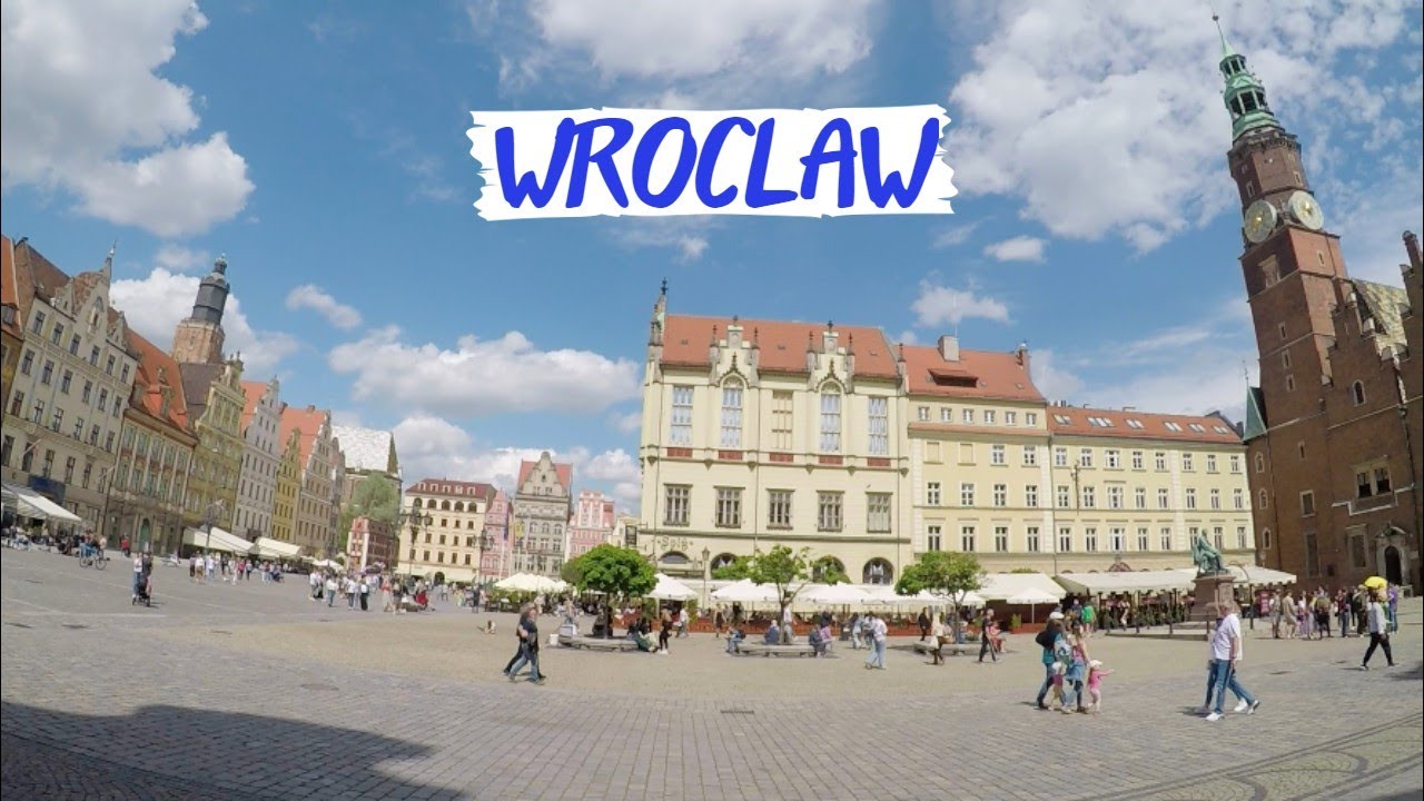 Wroclaw. One of the largest Central squares in Europe! The Cathedral of St. John the Baptist. Rynek.