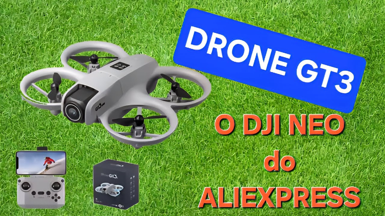 DRONE GT3, SAIBA SE VALE A PENA O DJI DO ALIEXPRESS