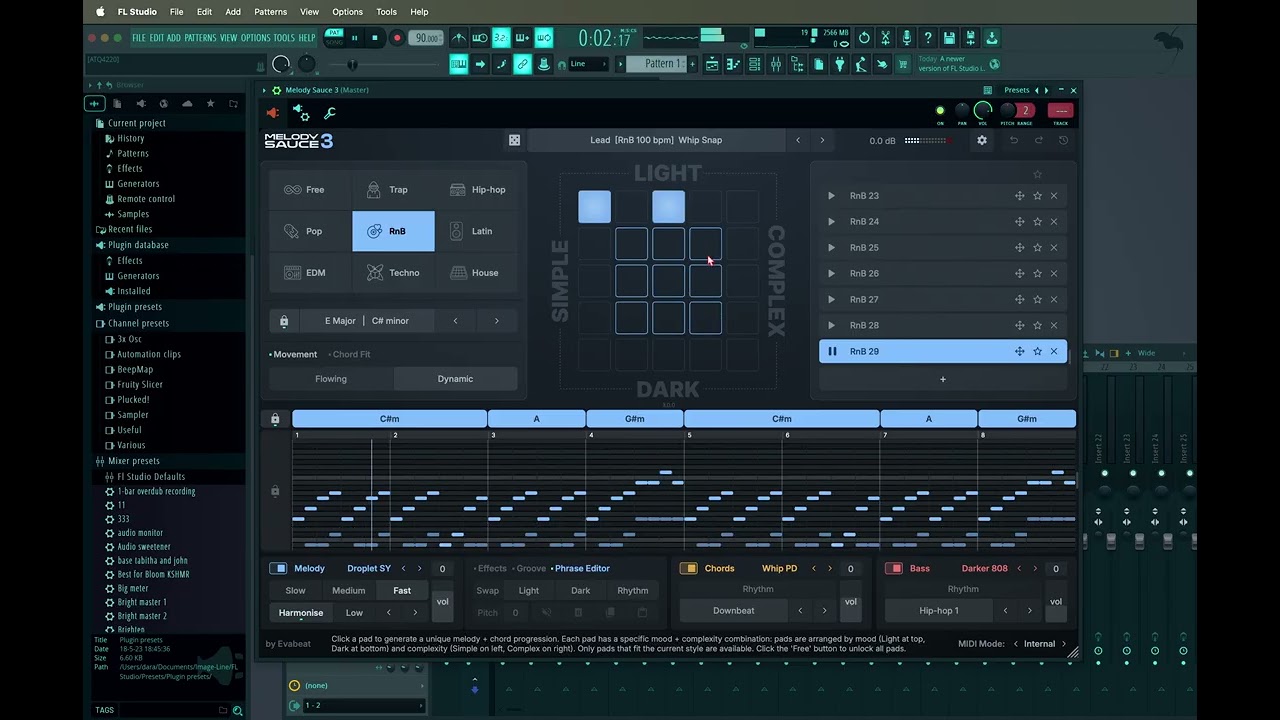 No-talking Melody Sauce 3 Preset Demo - Rnb/White Snap Style
