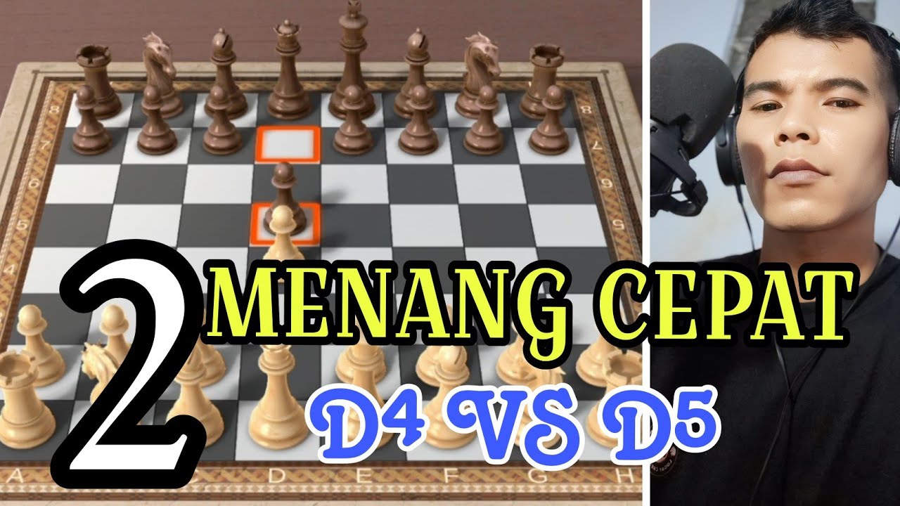 Saat D4 berhadapan dengan d5 | 2 pembukaan populer Mematikan | Queen's Gambit & Blackmar Gambit