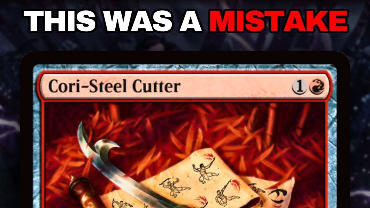 Is Cori-Steel Cutter A Mistake!? - Taking Over All Magic The Gathering Formats! | MTG Discussion