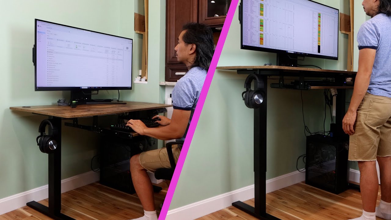 Fezibo Electric Height Adjustable Sit Stand Desk (Model S8) Review