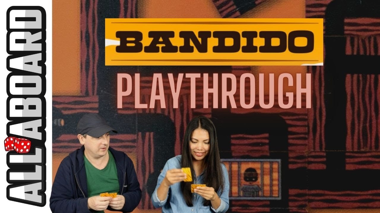 BANDIDO | Настольная игра | Прохождение для 2 игроков | Не дайте ему сбежать!