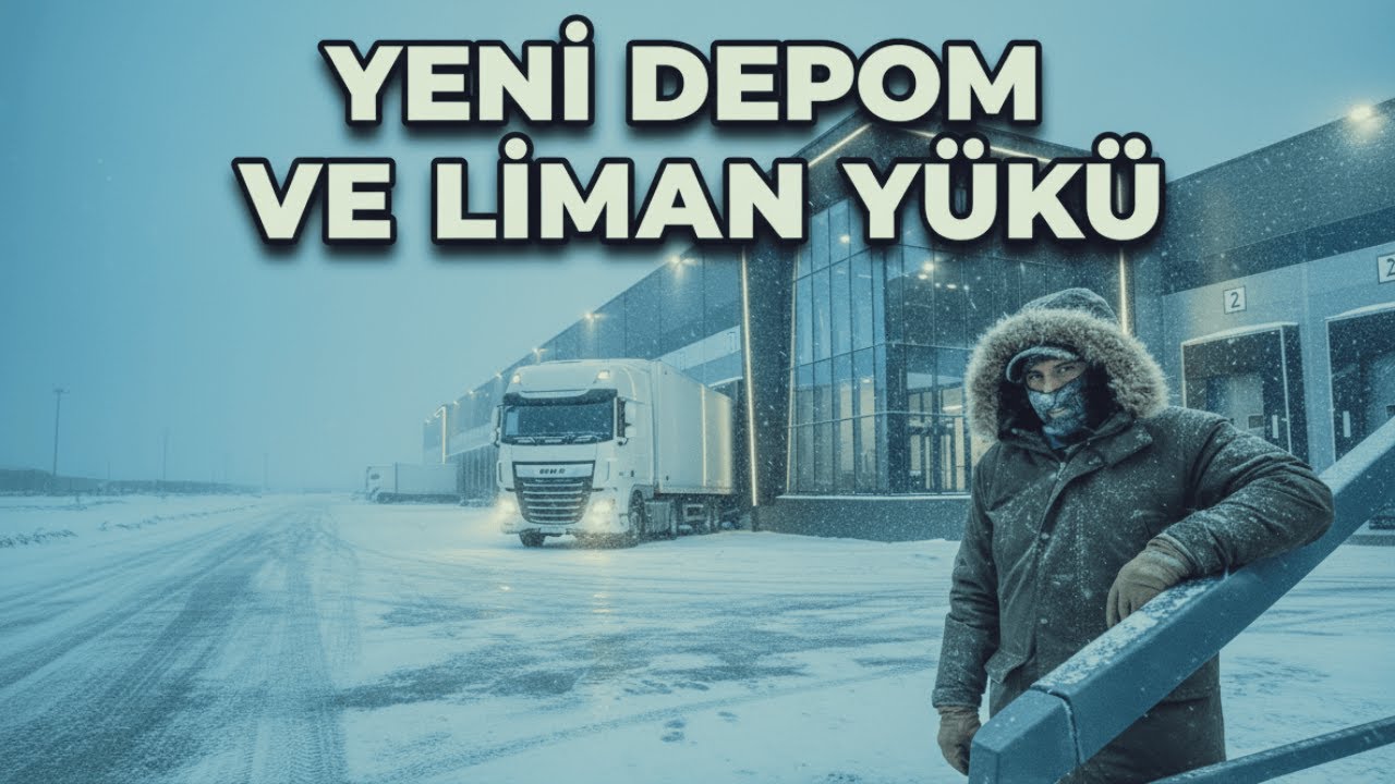 LİMANDAN NASIL YÜKLER YÜKLEDİM/ YENİ DEPOM! DAF TIR VLOG