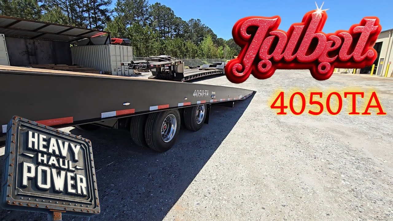Discover the Talbert 4050: Heavy Hauling Made Easy