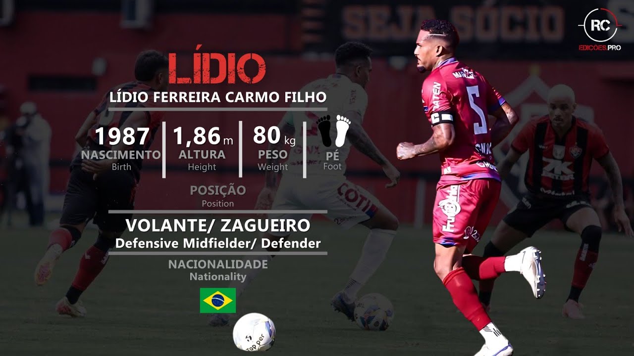Lídio - Volante / Zagueiro (Defensive Midfielder / Defender) - 2025
