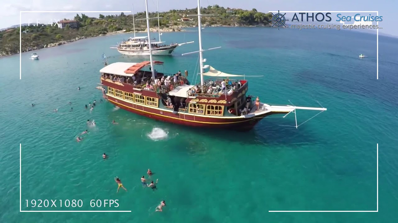 Athos Sea Cruises - Mount Athos - Ammouliani - Blue lagoon