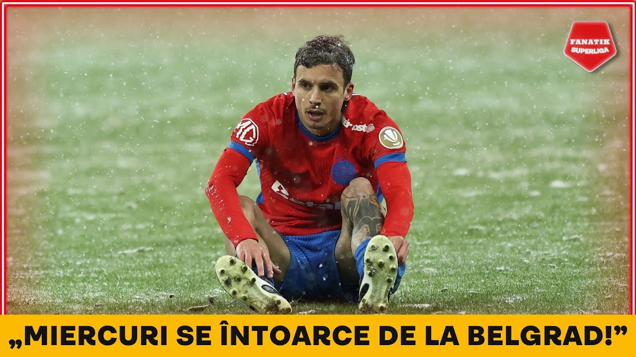 VESTE URIASA pentru FCSB inaintea DUBLEI cu U Craiova. Cand revine Juri Cisotti dupa accidentare