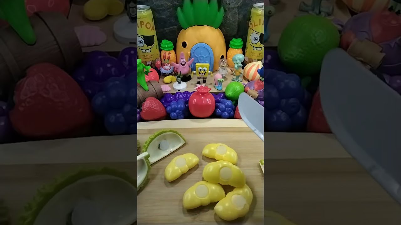🔴 SATISFYING CUTTING FRUITS VEGETABLES FOOD ASMR ❗🫐🧽🐚