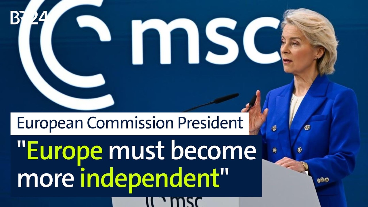 Von der Leyen: Apel do Europy o wzięcie odpowiedzialności za własne bezpieczeństwo | MSC 2026 | BR24