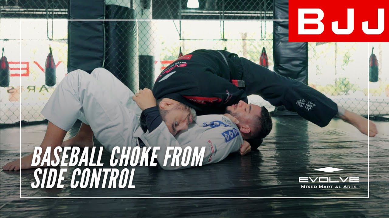 BJJ | How To Execute A Baseball Choke From Side Control