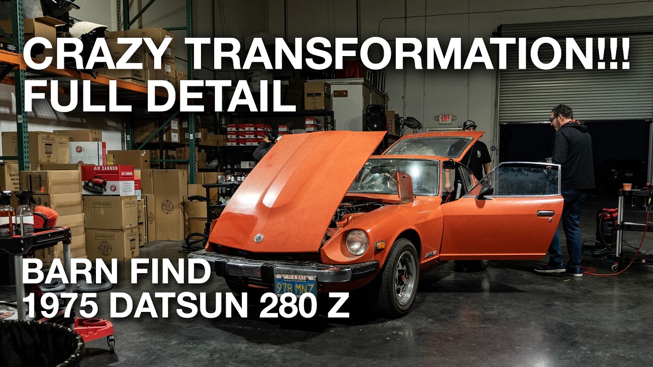 1975 Datsun 280Z Barn Find RESTORATION | Full Detail & Paint Correction