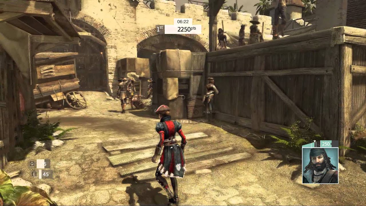 Assassins Creed: Black Flag Multiplayer DeathMatch ( Prison Map ) PC Gameplay