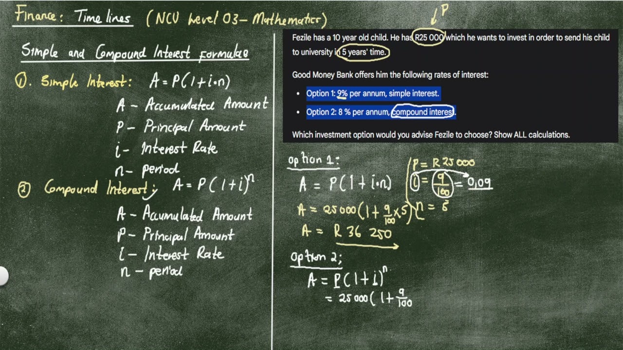 Financial Maths Timelines PART 1 | NCV Mathematics Level 3 | 03 June 2025 Lesson