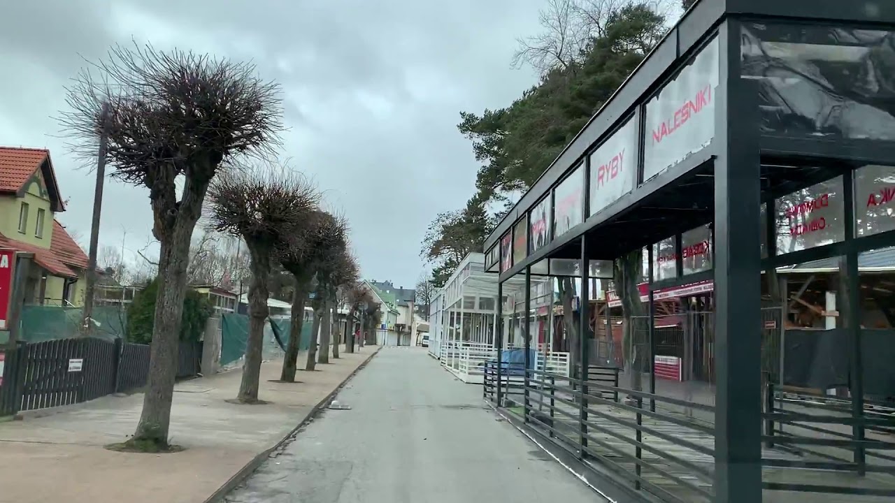 Przejazd przez Pobierowo 19.03.2019