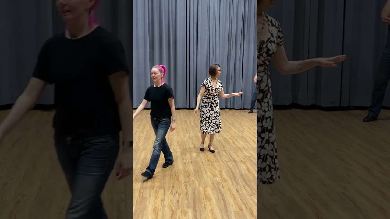 West Coast Swing beginner lesson:  Basic Step style1. Bloomington, MN (Ballroom & Latin Dance Club).
