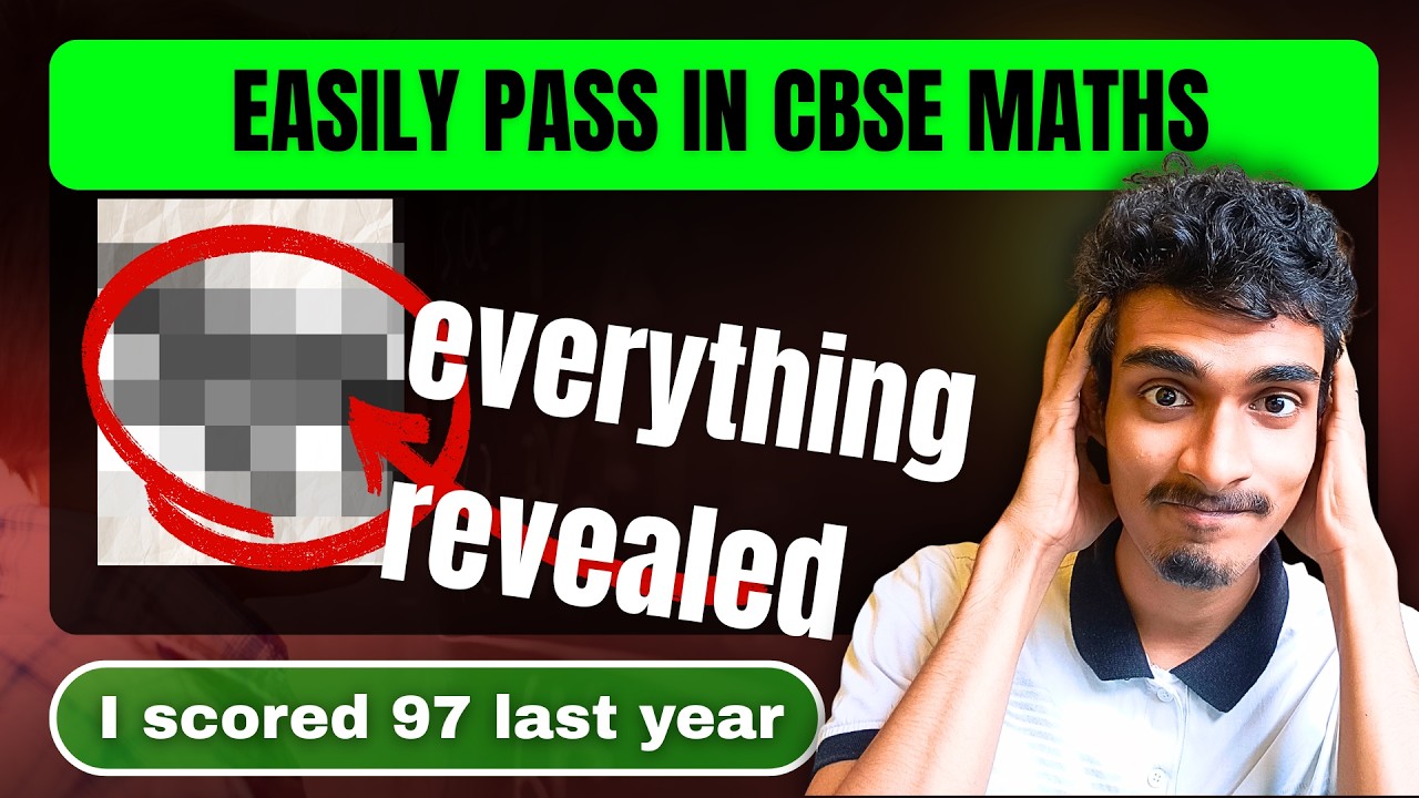 How to Pass Class 12 Maths Board Exam 2026 | Step-by-Step Plan
